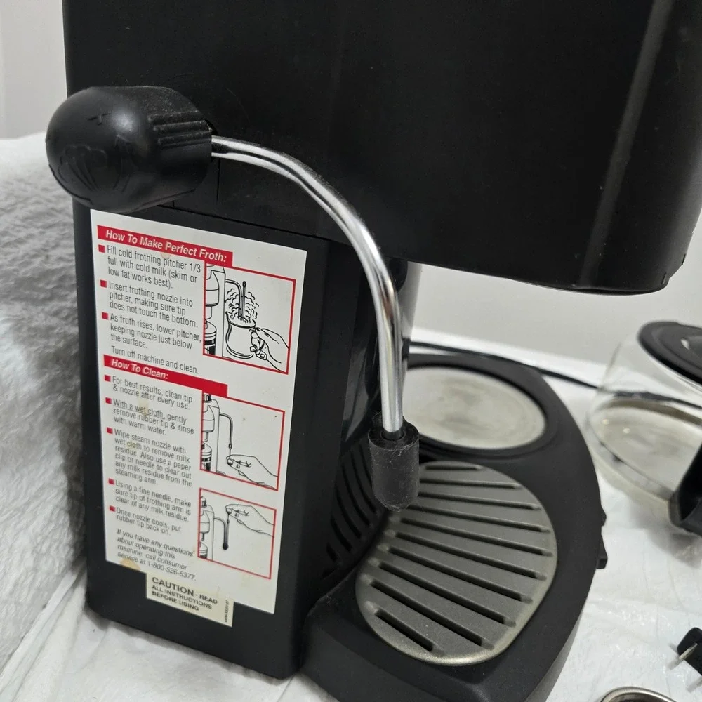 Krups Il Caffe Duomo Coffee Espresso Machine Combo Black 985-42 Tested